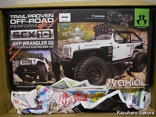 Axial(アキシャル)・SCX10・ジープ ラングラー G6 製作記 ～ 箱絵